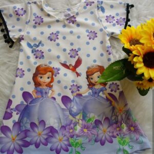 Vestido Trapézio  Princesa Sófia