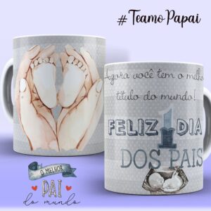 Caneca Pai 1 Dia Papai