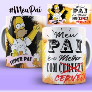 Caneca Pai  Simpsons