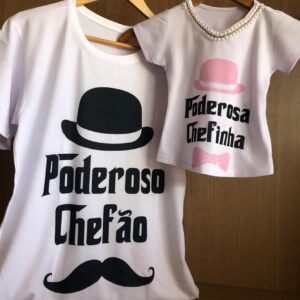 Kit dia dos Pai  e Filha Poderosa Chefinha