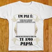 Camiseta  Com foto do Papai