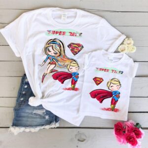 Kit   camiseta 2 peças Mãe   e Filho